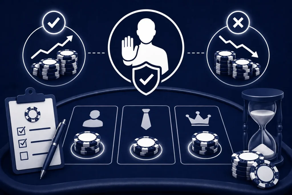 Casino game rules and progression
