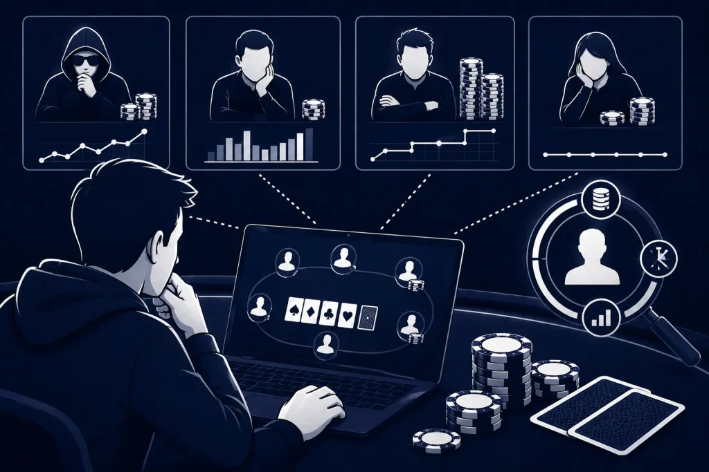 Poker strategy and analytics interface